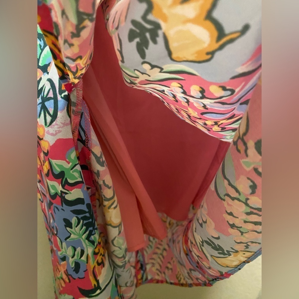 J. McLaughlin Blakely Freshfield Floral Maxi Skirt Size 4 - Picture 6 of 10